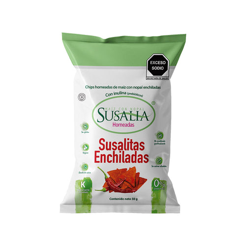 Susalitas enchiladas de maiz y nopal susalia 50gr