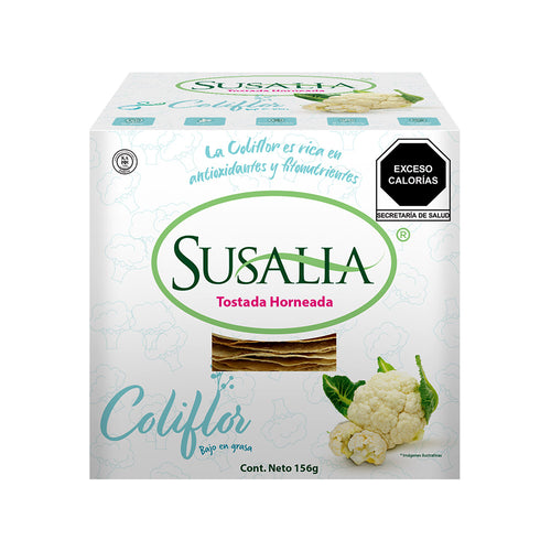 Tostada de coliflor susalia 156gr