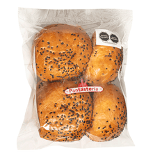 Pan hamburguesa brioche c/aj c/4 pzas pantasteria