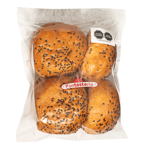 Pan hamburguesa brioche c/aj c/4 pzas pantasteria