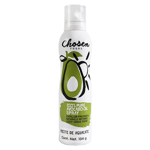 Aceite de aguacate en aerosol chosen foods 134gr pza