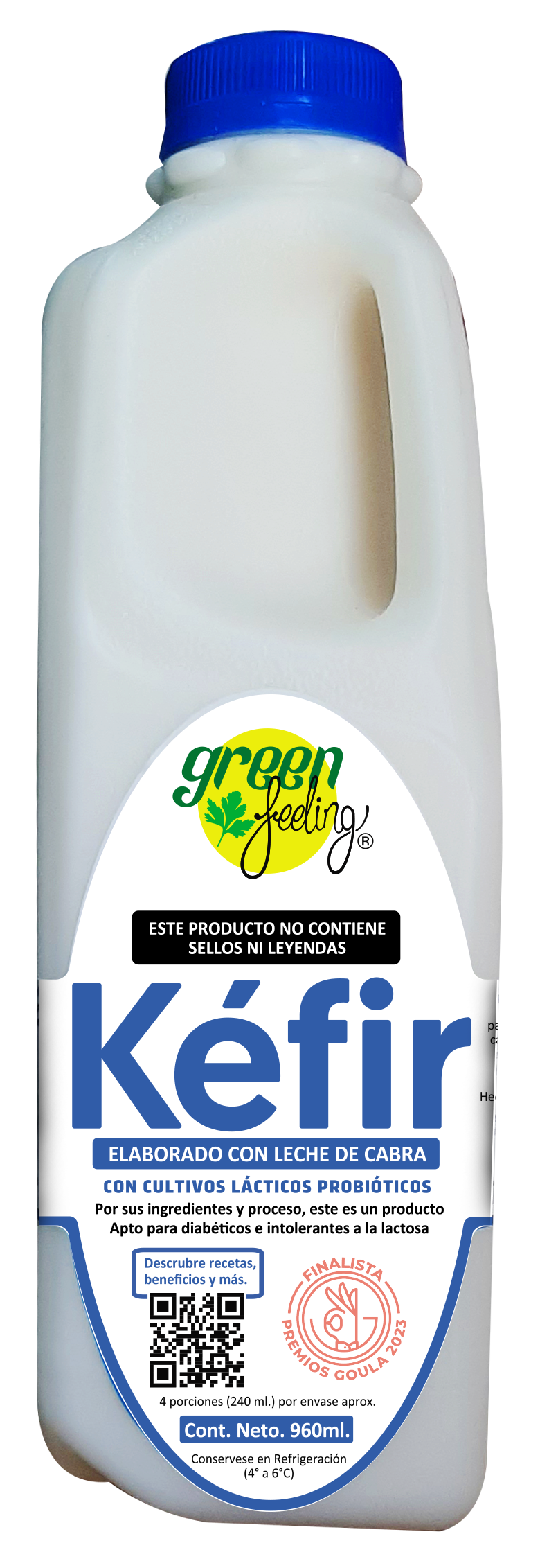 Kefir Leche de Cabra Green Feeling 960 Ml