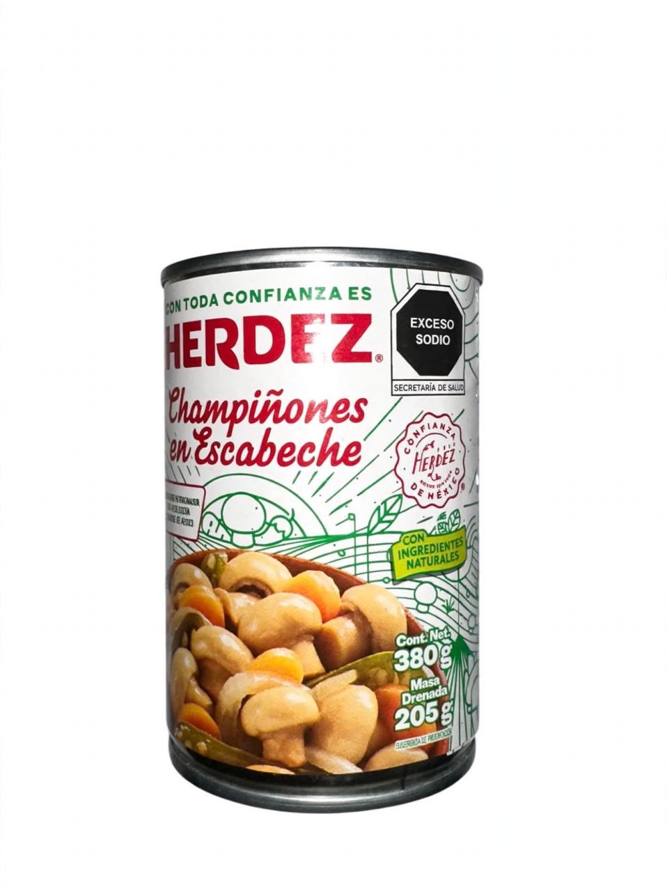 Champiñón En Escabeche Herdez 380 Gr