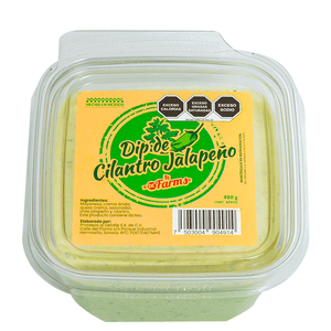 Dip de cilantro jalapeño dr farms 400gr pza
