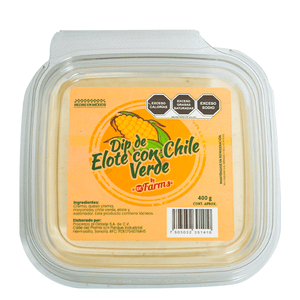 dip de elote con  chile verde 400 gr