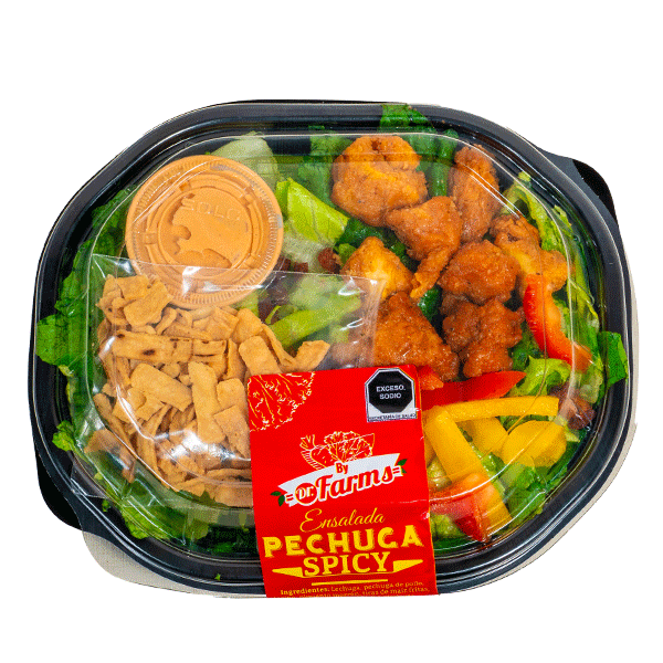 Ensalada pechuga spicy dr. farms pza