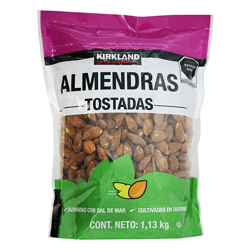 Almendras tostadas kirkland 1.13kg