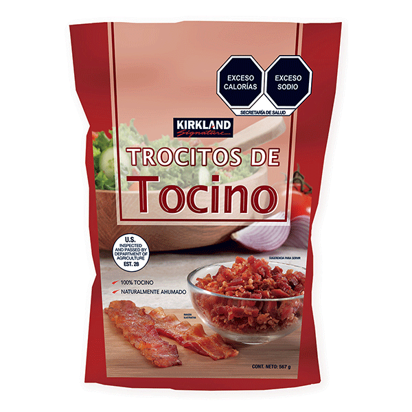 Tocino en trocitos kirkland 567gr