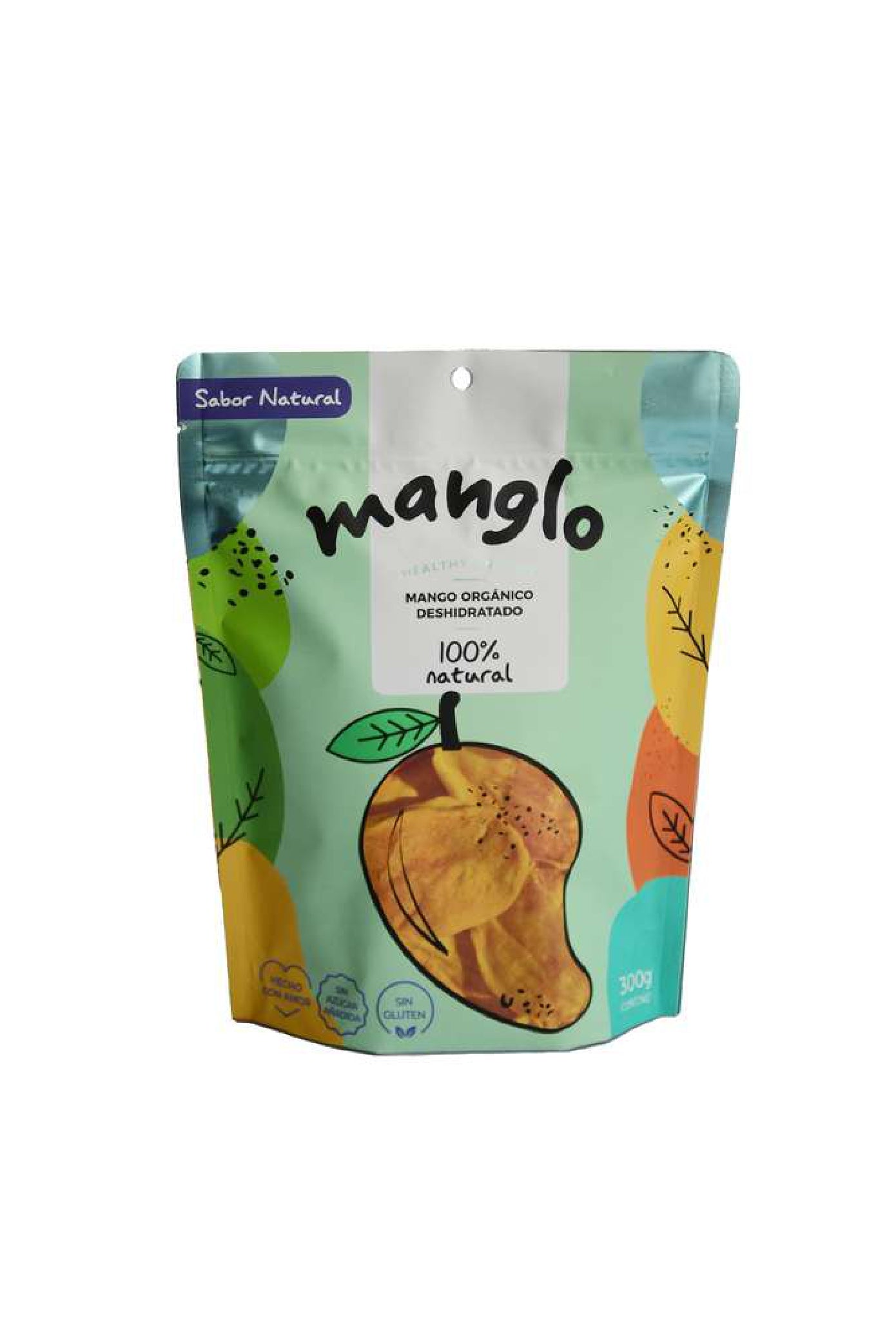 Mango Orgánico Deshidratado 300 Gr Manglo