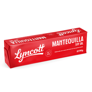 Mantequilla sin sal lyncott 90gr