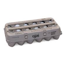 Huevo Blanco Ojai Gallina Libre 18 Pzas