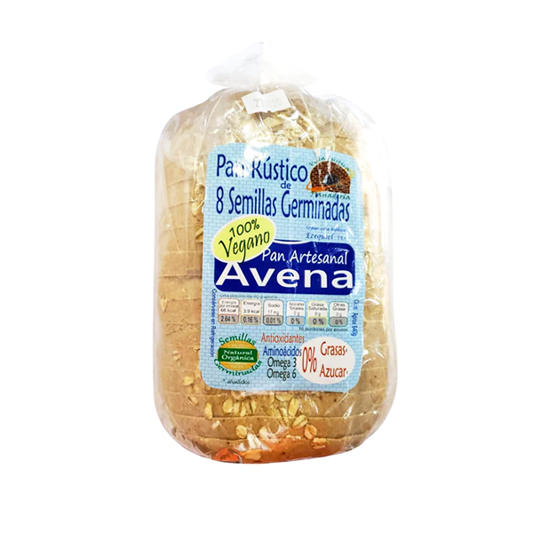 Pan rustico sem. germinadas avena vida rustica