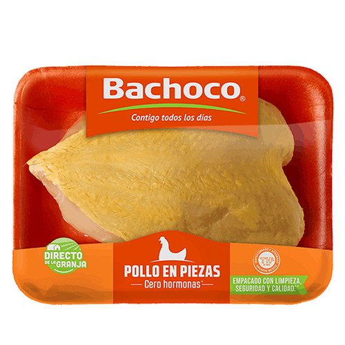 Pechuga de pollo con hueso bachoco kg