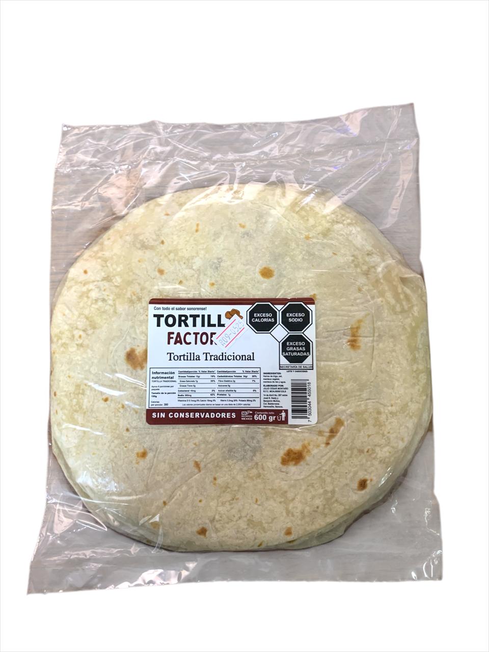 Tortilla Tradicional Tortilla Factory 450gr