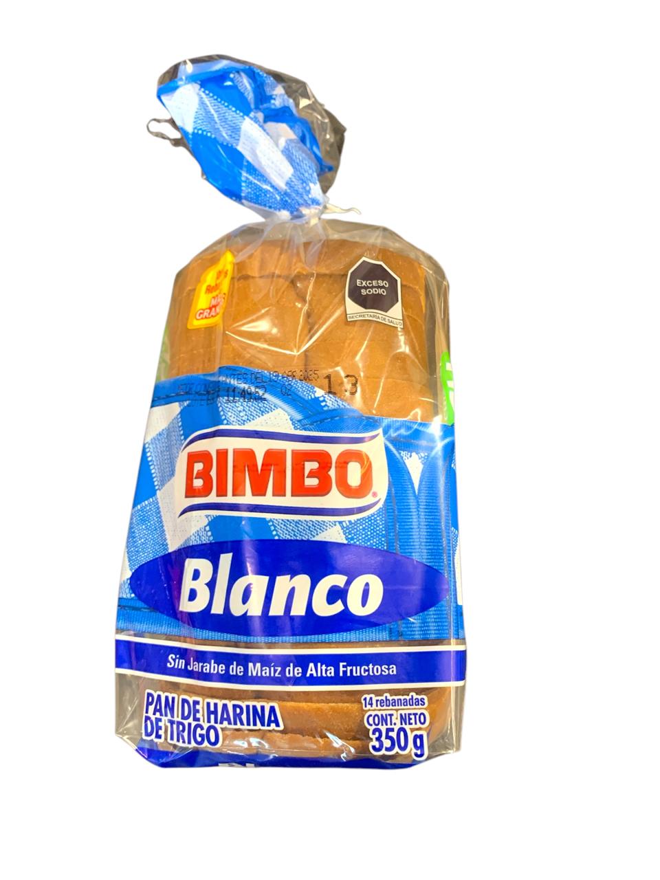Pan Blanco Bimbo Chico 350gr