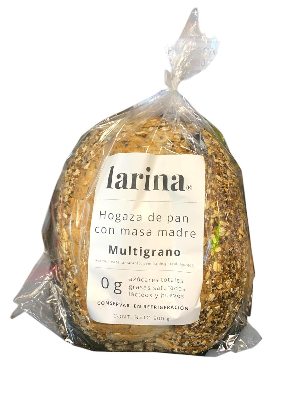 Hogaza Pan Masa Madre Larina Multigrano Pza