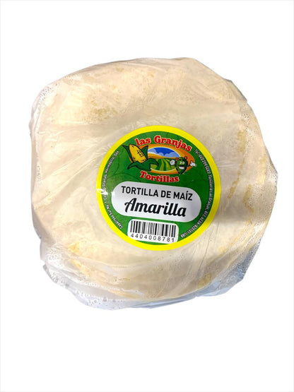 Tortilla de Maíz Amarilla las Granjas 500gr