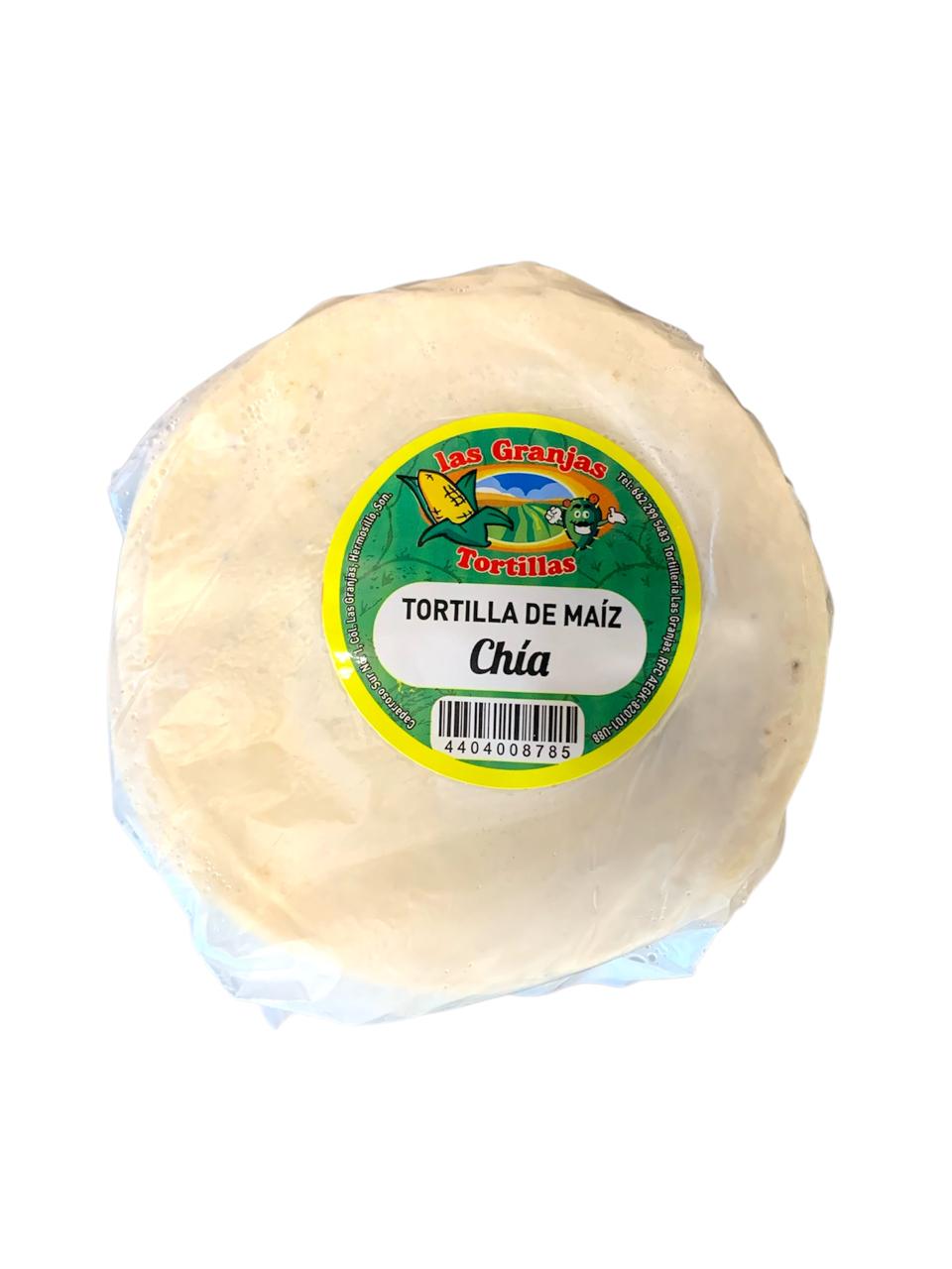 Tortilla de Maíz C/Chía las Granjas 500gr