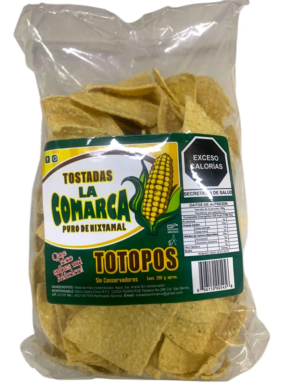 Totopos Triangular la Comarca 250gr