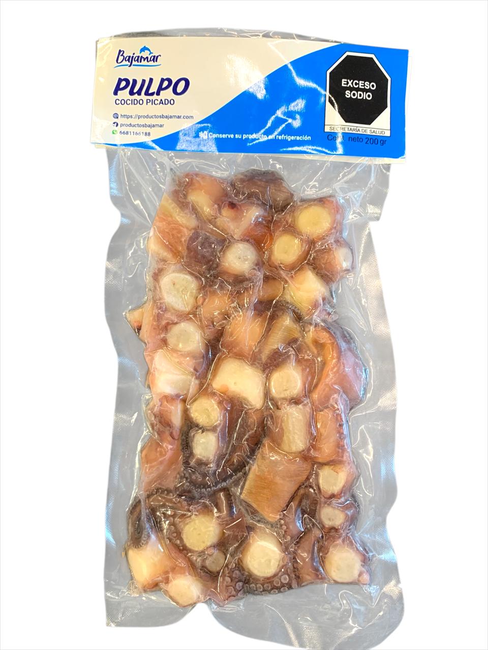 Pulpo Cocido Picado Bajamar 200gr