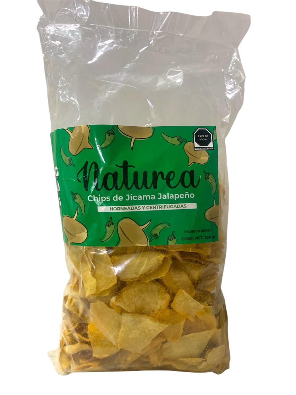 Chips Jicama Jalapeño Naturea 250grs