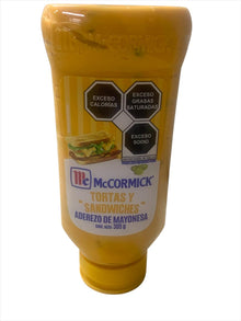 Aderezo Tortas y Sandwiches Mccormick 305gr