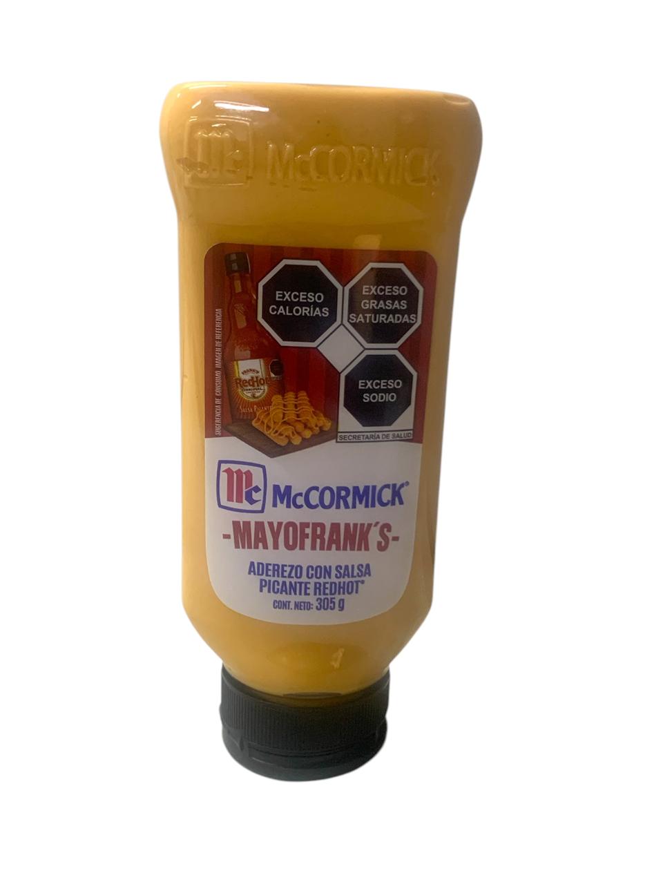Aderezo con Salsa Franks Mccormick 305gr