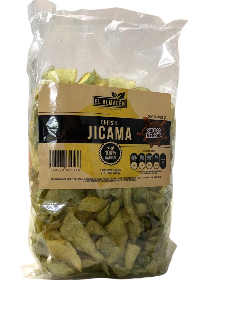 Chips de Jicama sabor Salsas Negras el Álmacen 250gr
