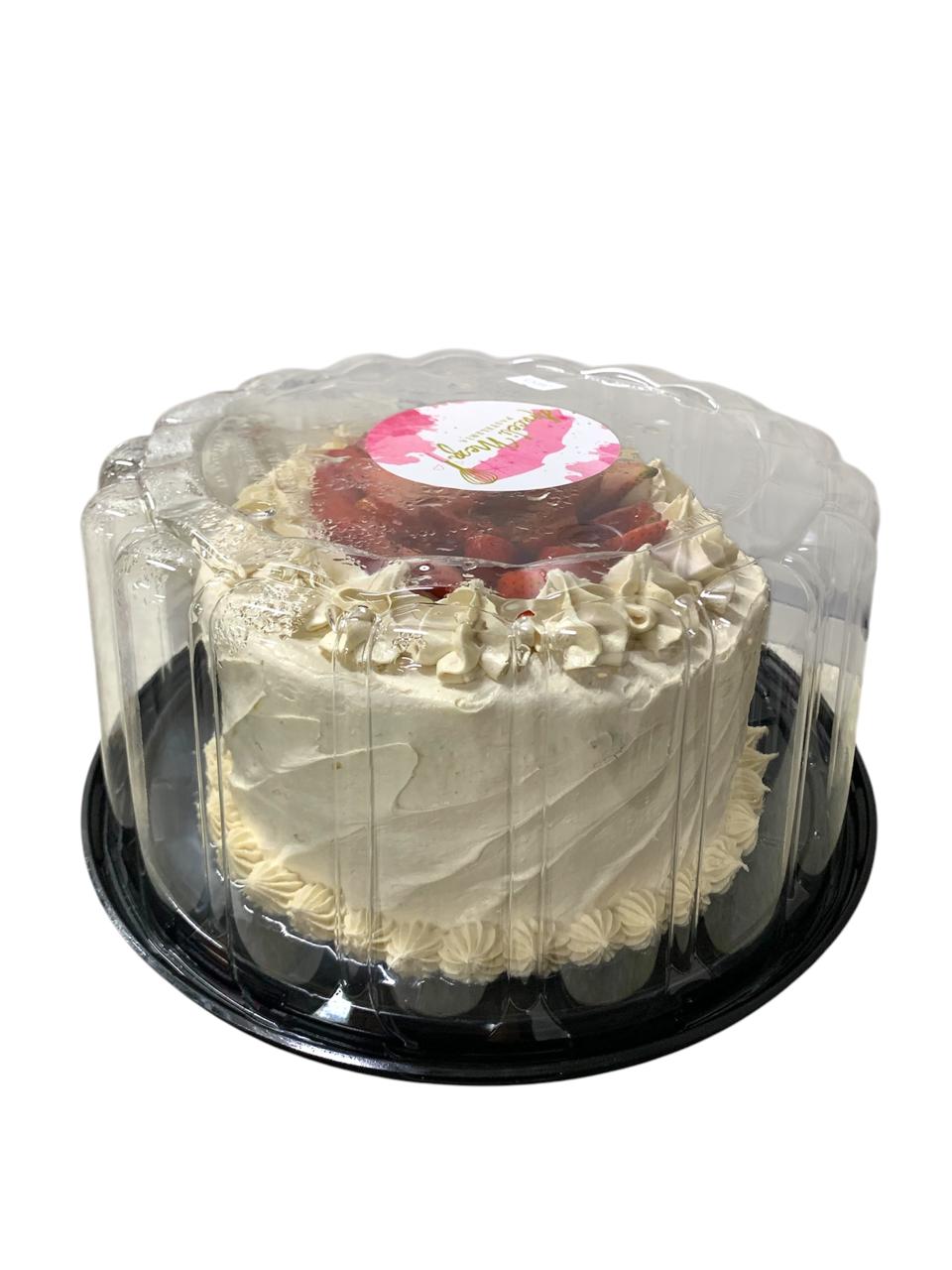 Pastel Fresas con Crema Araceli Meza 10/12 Personas