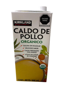 Caldo de Pollo Orgánico Kirkland 946ml