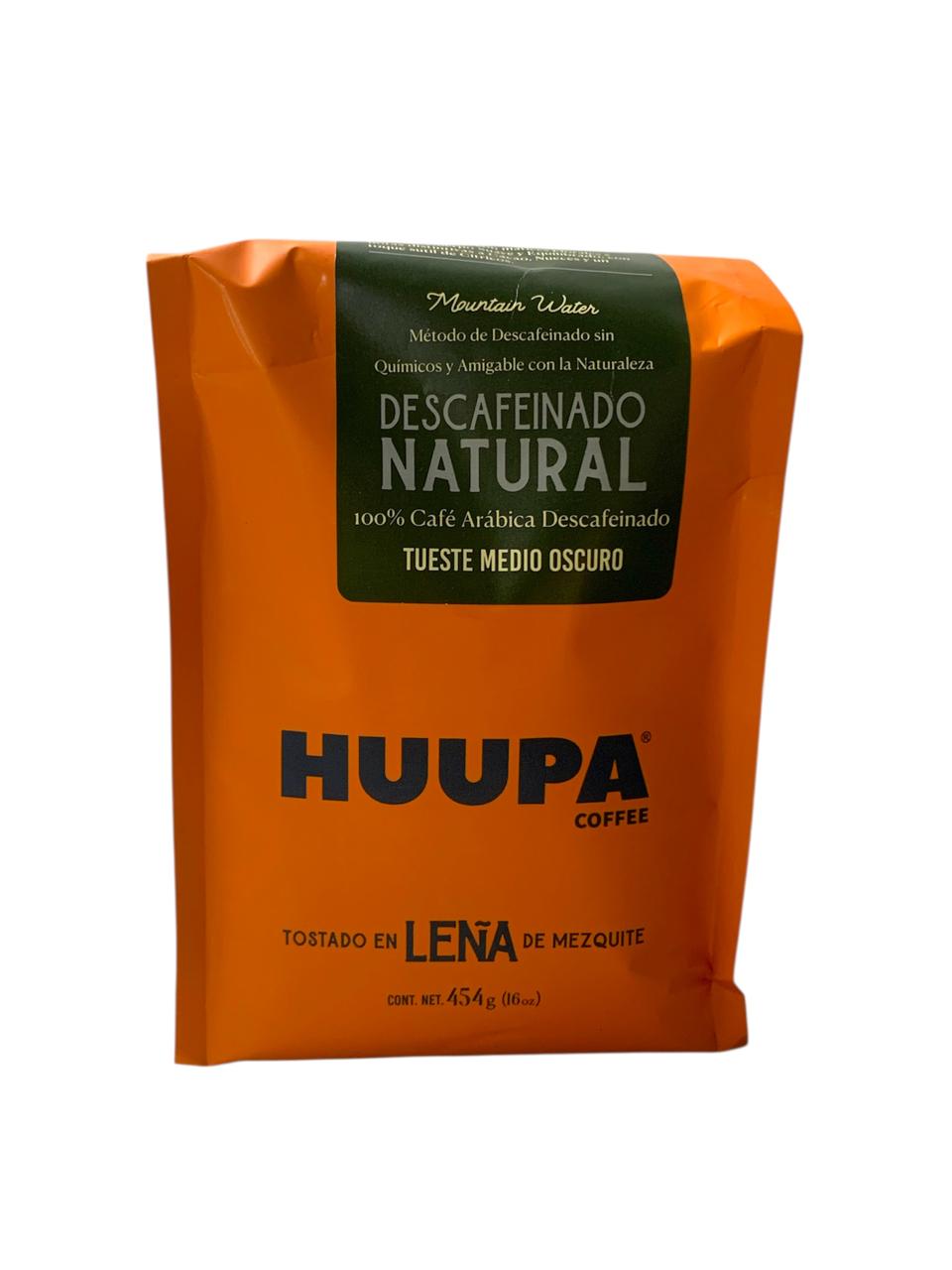 Café Huupa Descafeinado 454gr