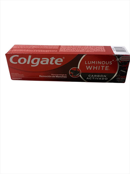 Colgate Luminous White Carbón Activado 125ml