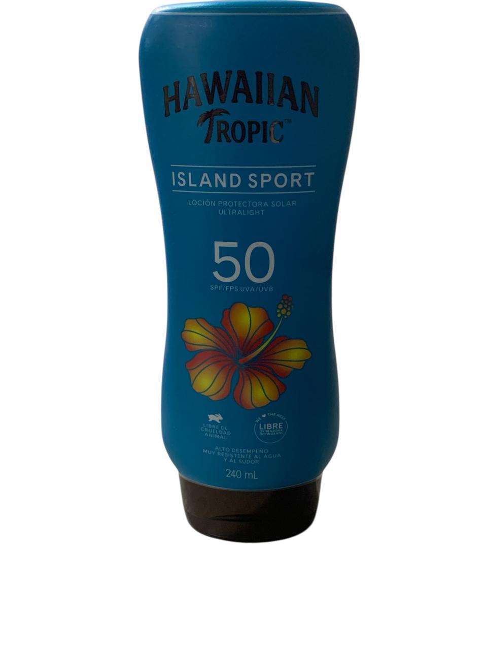 Bloqueador Hawaiian Tropic Island Sport 240ml