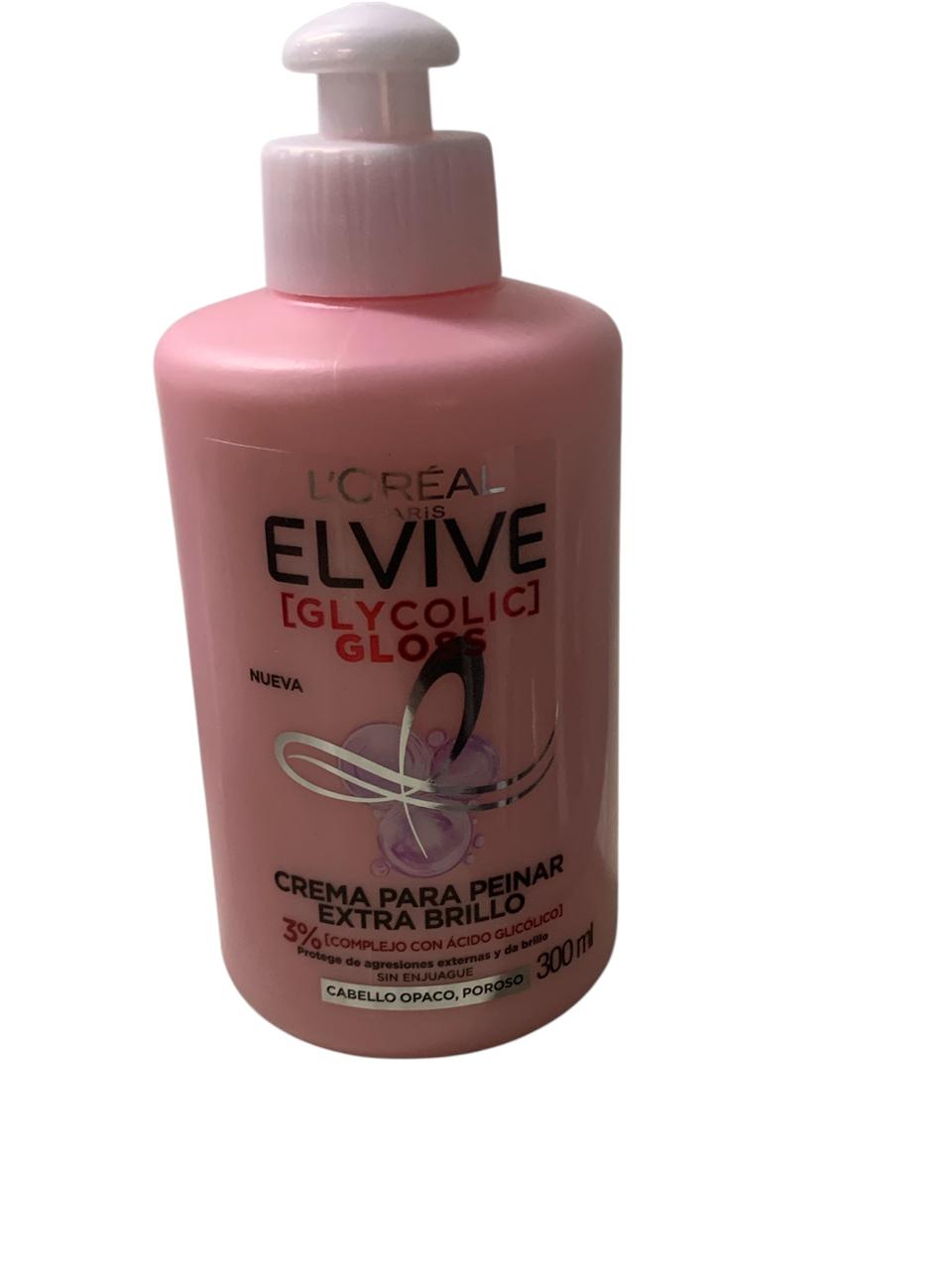 Crema para Peinar Glycolic Gloss Elvive 300ml