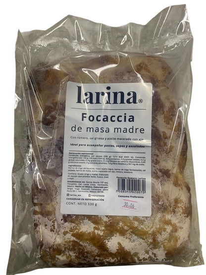 Focaccia de Masa Madre Pza Larina