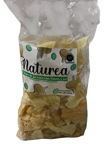 Chips de Jicama Sabor Limón y Sal Naturea 250 Gr
