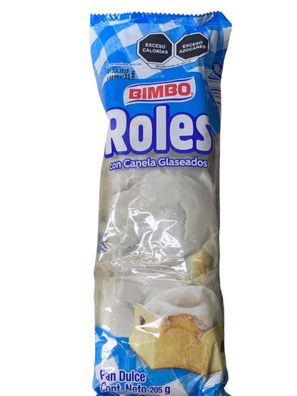 Roles Glaseados Bimbo C/3 Pzas