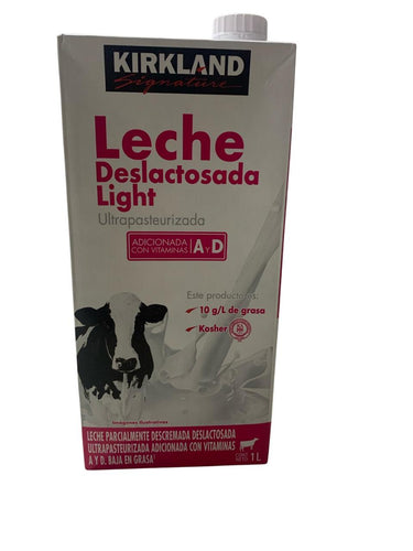 Leche Deslactosada Ligth  Kirkland 1 Lt