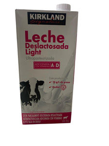 Leche Deslactosada Ligth  Kirkland 1 Lt