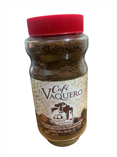 Café Soluble Mezclado C/Azúcar El Vaquero 200 Gr