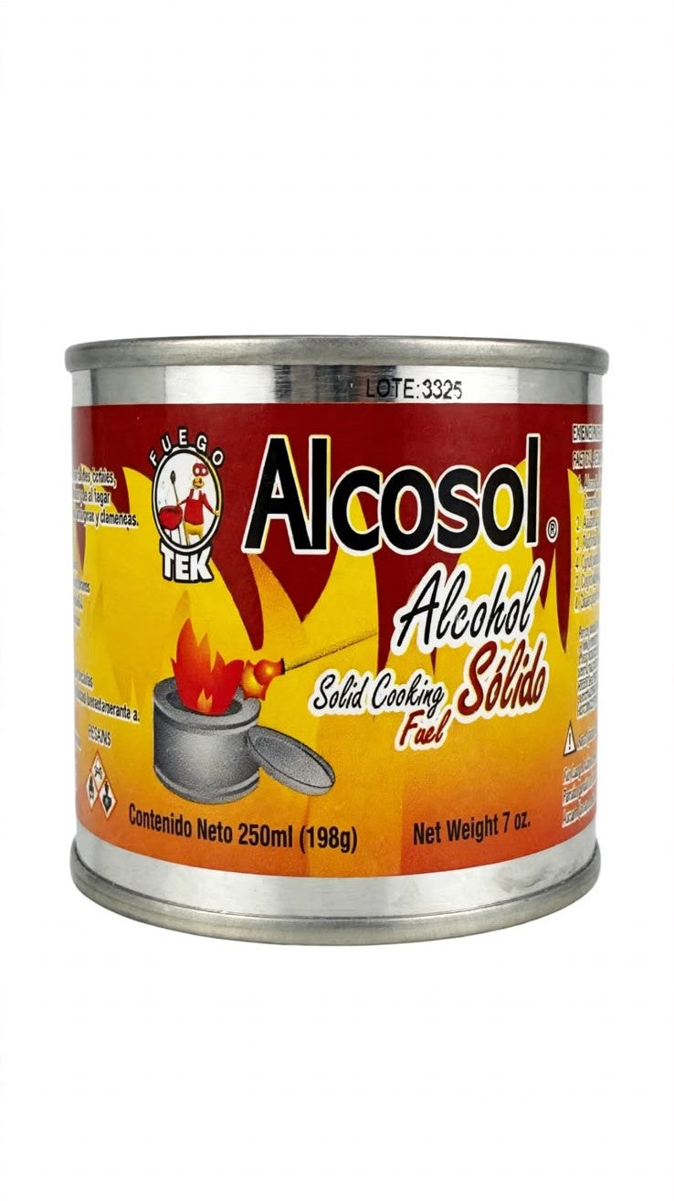 Alcohol Sólido Alcosol Lata 250 Ml