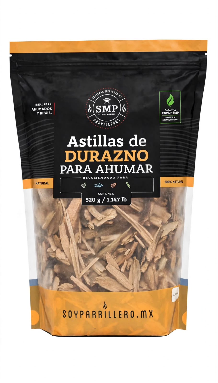 Astillas Ahumadores De Durazno SMP 520 Gr