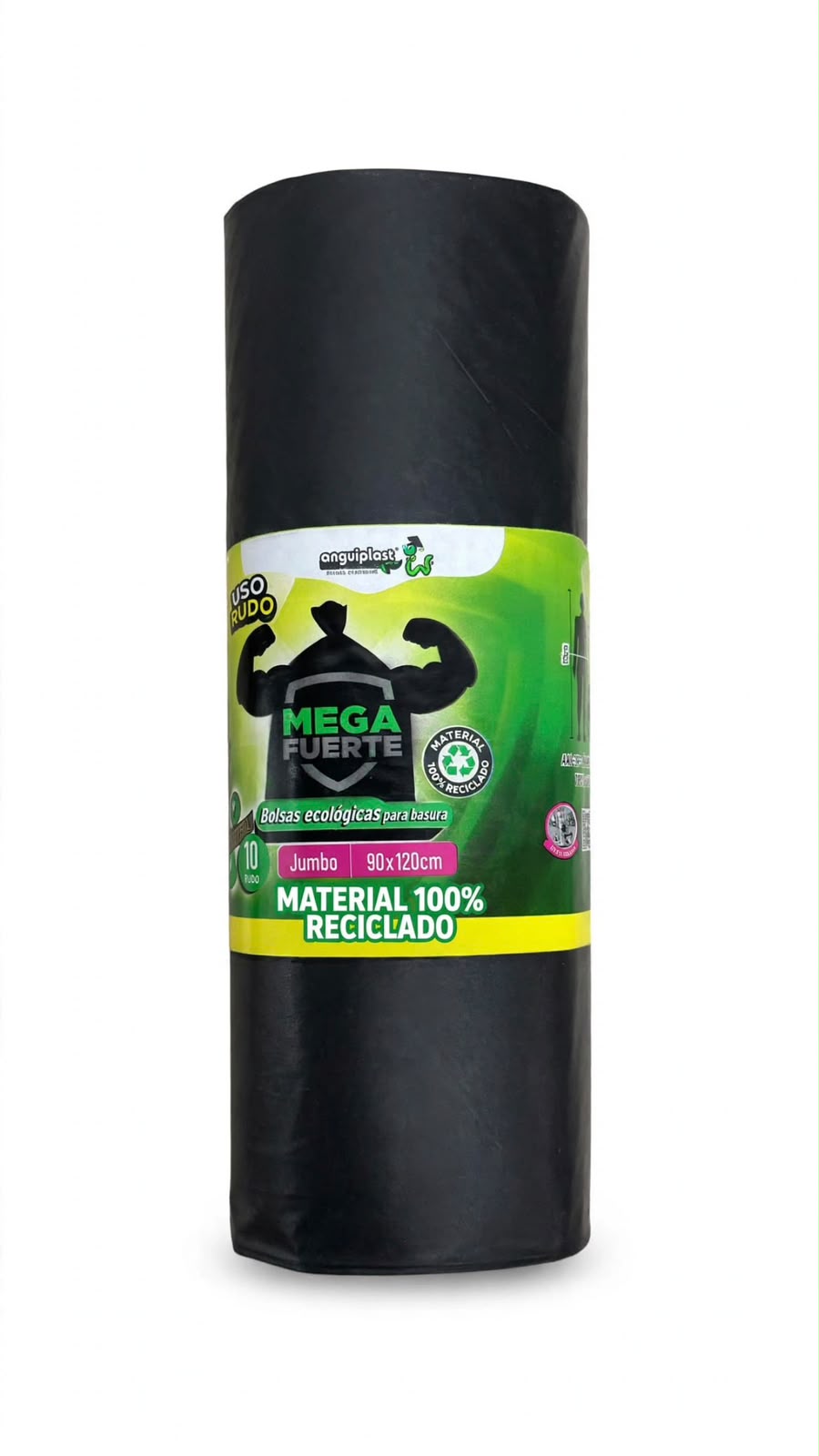 Bolsas Ecológicas Para Basura Jumbo Anguiplast 10 Pz