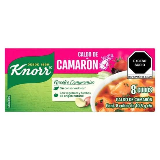 Caldo De Camarón Knorr 8 Cubos