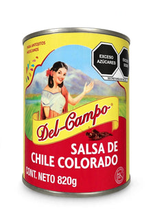 Salsa De Chile Colorado Del Campo 820 Gr