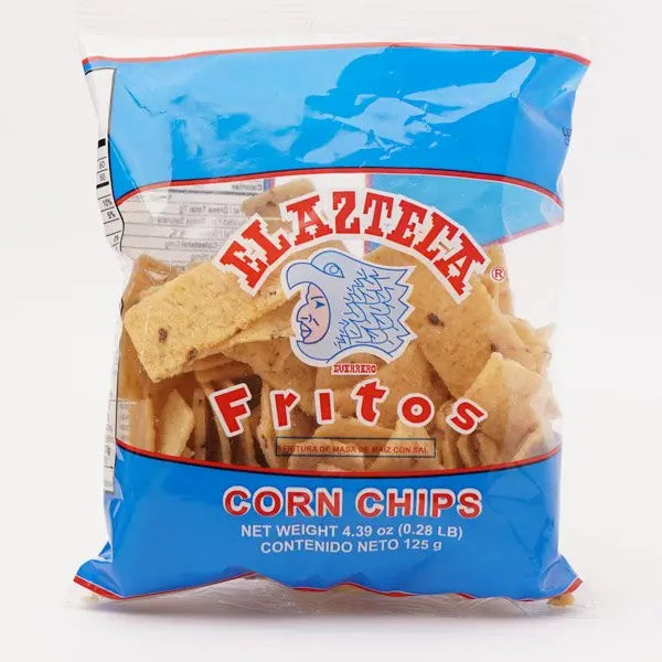 Fritos con sal el azteca 125 gr