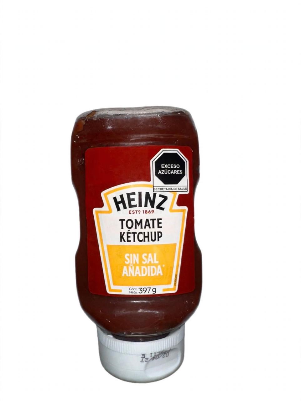 Ketchup Heinz 397 Gr Sin sal