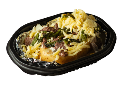 Papa Rellena con Carne Asada