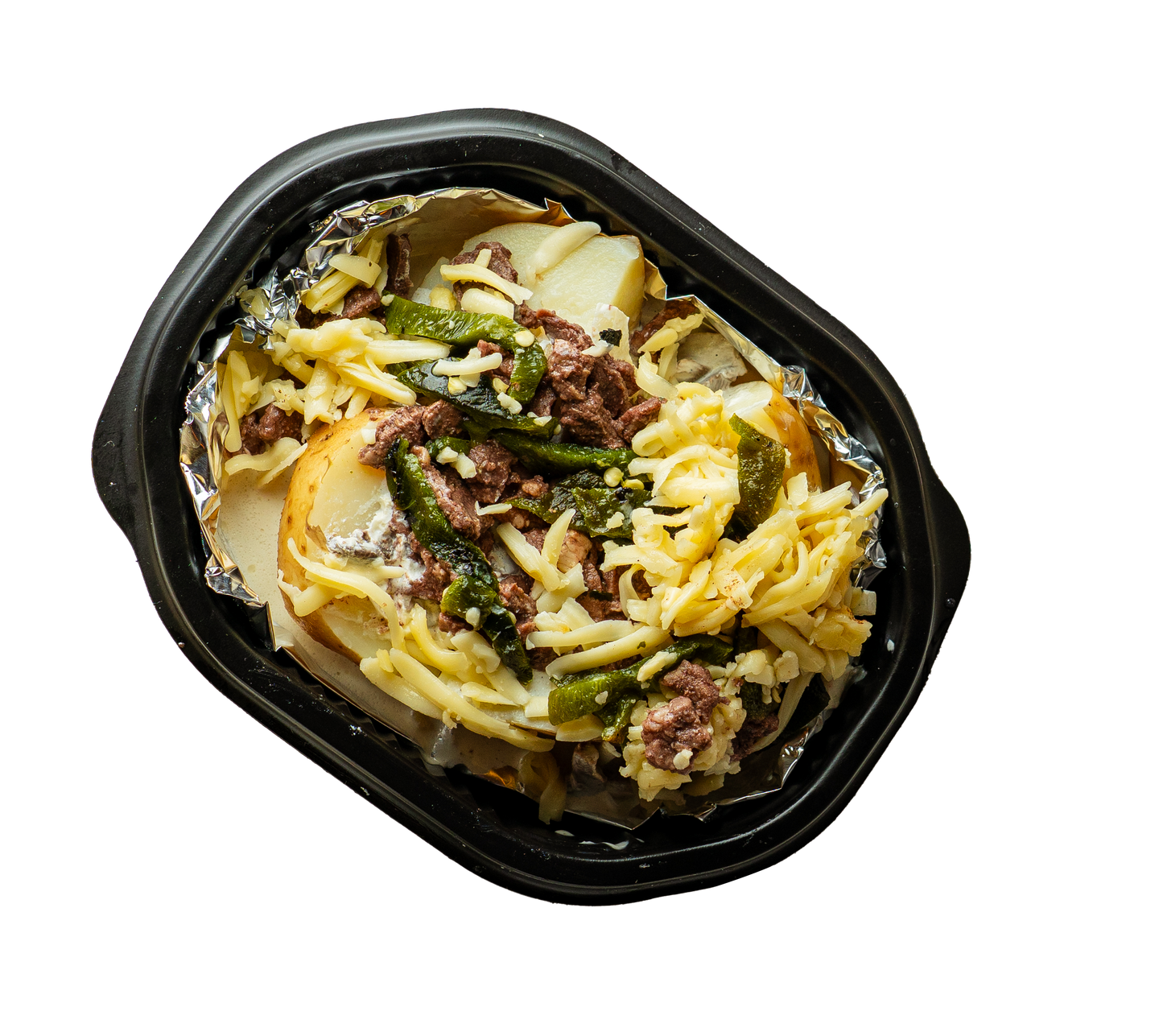 Papa Rellena con Carne Asada