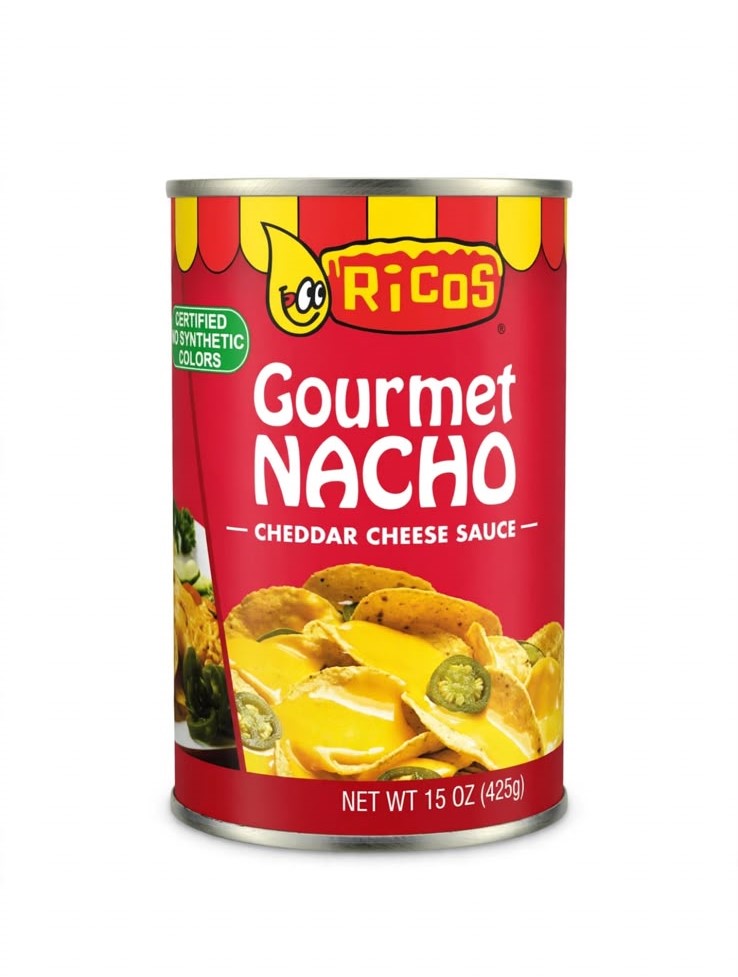 Queso Cheddar Gourmet Nacho 425 Gr Ricos